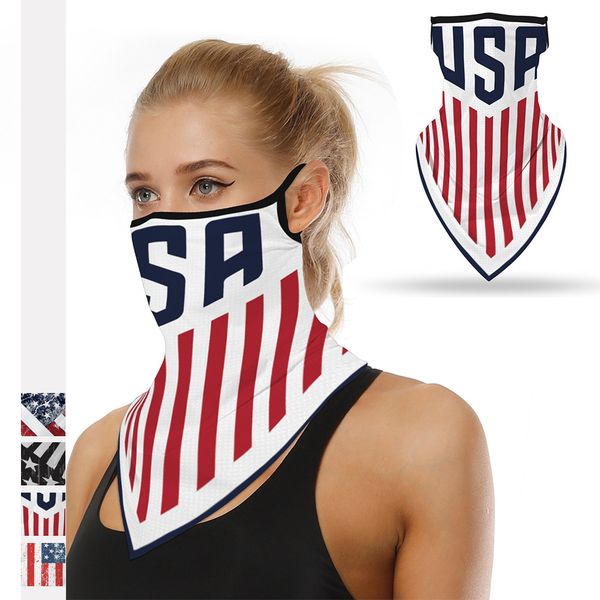 

Direct selling 2020 popular summer sunscreen triangle scarf Bib mask sunshade dust proof riding earmuff for men and women ice silk scarf
