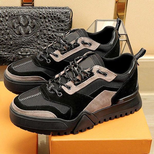 

hiking sneaker mens shoes new arrival luxury footwears outdoor walking low casual mens shoes scarpe sportive da uomo, Black