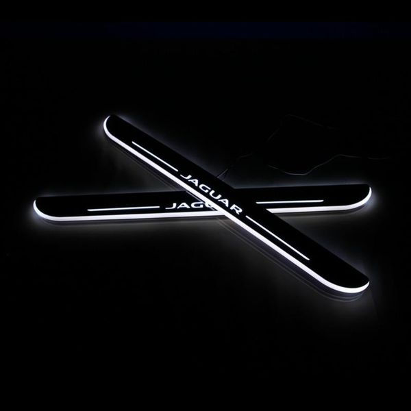 

for xf 2020 2020 acrylic moving led welcome pedal car scuff plate pedal door sill pathway light