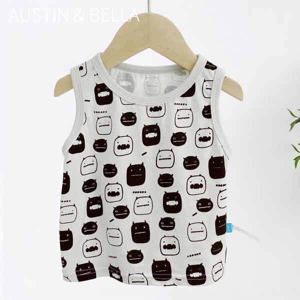 

summer vest summer sleeveless vest clothing and clothing ins style baby's clothes baby's fashionable clothes, Blue