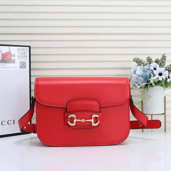 

drop ship womens leather horsebit bag luxury designer crossbody bags bolsa de hombro horsebit shoulder bag vintage lady messenger bags