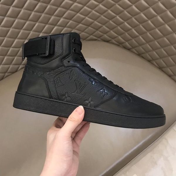 

new arrival rivoli sneaker boot mens shoes fashion footwears outdoor walking lace -up sports men shoes boots zapatillas hombre, Black