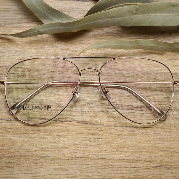 

large frame double beam tofu style frame light kick-off half titanium shenzhen ip 7796 glasses glasses, Silver