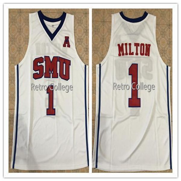 

2018 newst #1 shake milton smu college basketball jersey all size stitched stitched customize any name and name xs-6xl vest jerseys nc, Gray