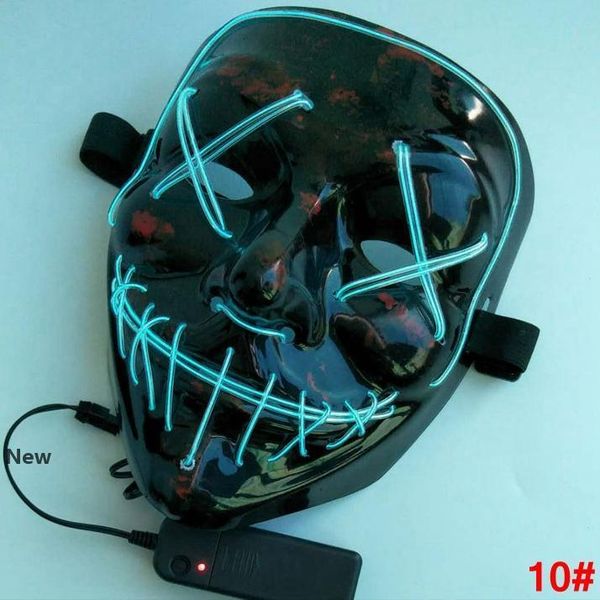 

halloween el wire mask cold light line ghost horror mask led party cosplay masquerade street dance halloween rave toy ljja2812-4