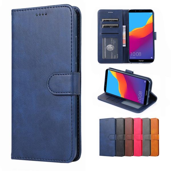 

case for huawei honor 7a 7c pro cover case on dua-l22 aum-l29 luxury magnetic flip wallet leather phone bag honor 7a russian ver