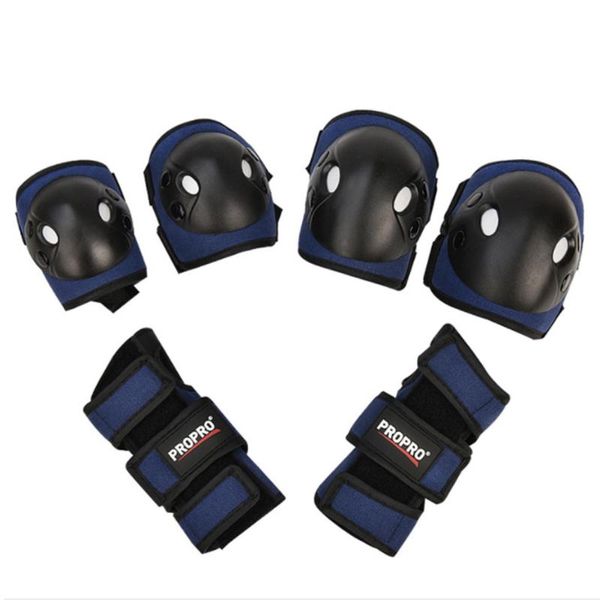 

lgfm-пропро сноуборд наколенники для детей спорт protector set ski tactical skate защитные хоккей brace передач wrist локтевого сустава s, Black;gray