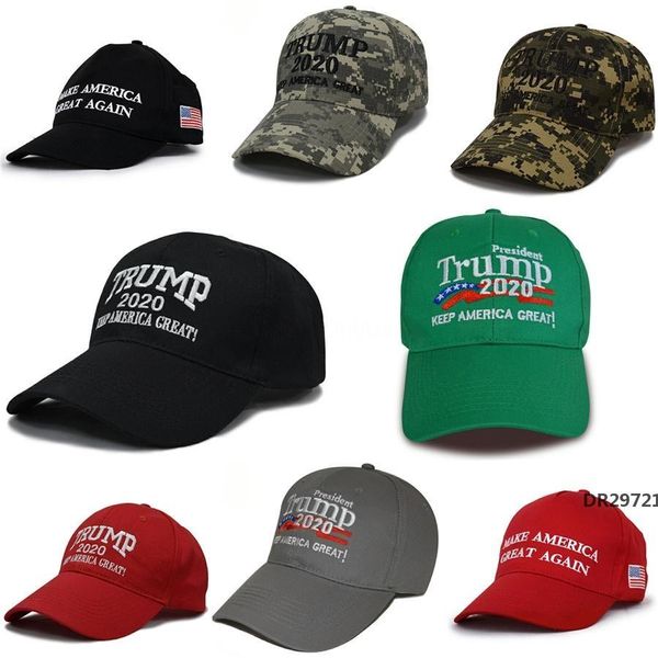 

4 styles donald trump baseball hat star usa flag camouflage cap keep america great hats 3d embroidery letter adjustable snapback dr27721, Blue;gray