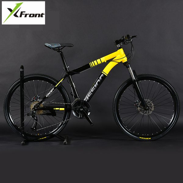 

new brand mountain bike carbon steel frame 24/26 inch wheel 27/30 speed lockable fork bicycle dual disc brake mtb bicicleta