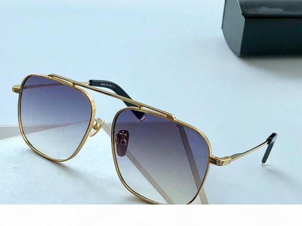 

e new lancier designer sunglasses men metal vintage sunglasses fashion style square frame uv 400 lens with original case, White;black