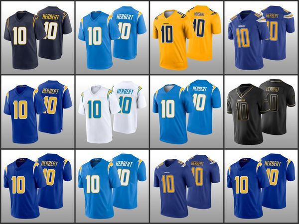 

los angeles chargers justin herbert powder legend men women youth jersey
