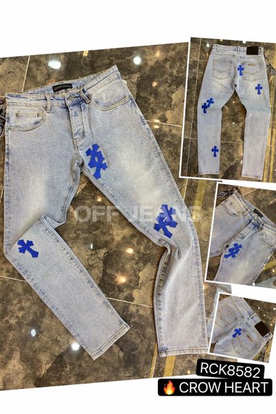 

мужские джинсы hip hop брюки стилист джинсы проблемные ripped байкер jean slim fit мотоцикла джинсы размер 28-40 ~~ fs35 ##, Blue