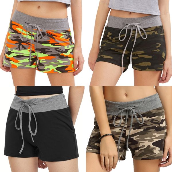 

high end женщины девушки джинсовые шорты брюки лоскутная геометрическая monogram письмо версия для печати мини-шорты 2020 женщин способа брю, White;black