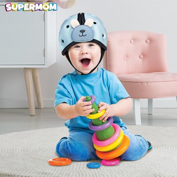 

baby safety hat toddler head protection helmet learn to walk adjustable anti collision children's cap for boys girls gift, Yellow