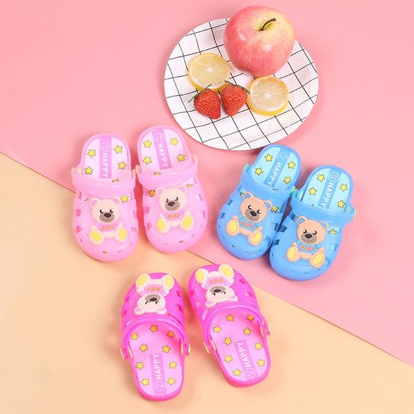 

heli shark sandals 2019 new happy sandals children's shoes bear with lights cool children's shoes for boys and girls, Black;red