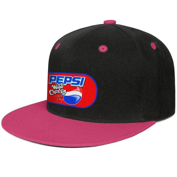 

pepsi wild cherry logo flat brim baseball cap plain youth trucker hats pepsi logo crystal pepsi-cola history of the case cola, Blue;gray