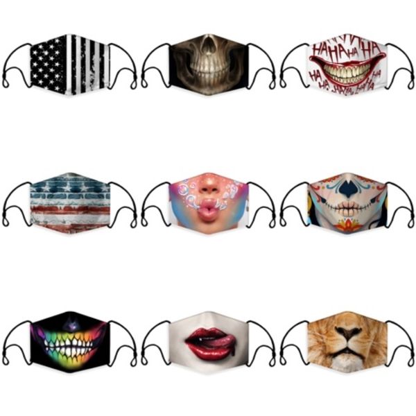 

retail packaging white designer valve mask face mask active carbon protection dustproof reusable comfortable wholesale in stock#167