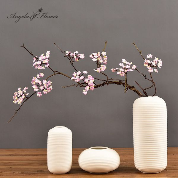 

87cm artificial cherry blossom cane branch dried flower plants vine decor house home garden table christmas tree wedding party