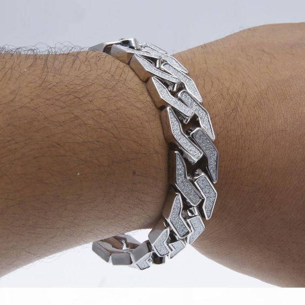

o 16mm thick bling bling cz cuban gold bracelet mens hip hop massive gold cuban links simulated diamonds shine bracelets, Golden;silver