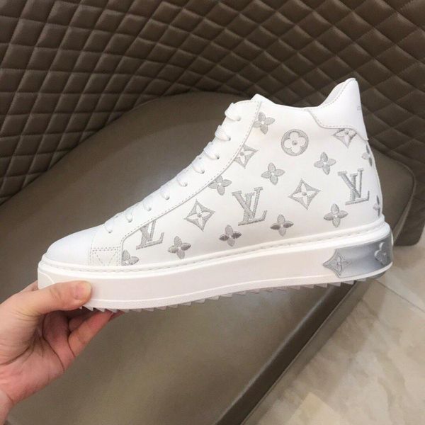 

2020n limited edition leather men's casual high-shoes, fashion wild sports party shoes, original box packaging delivery, size: 38-4