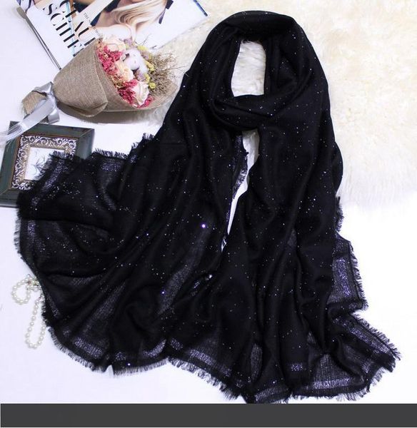 

recommend thin 300 cashmere scarves for women bling bling long scarf shawls wraps hijabs pashmina luxury cashmere muffler winte
