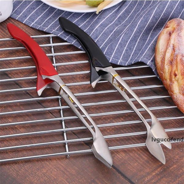 

stainless steel food clip bread bbq kitchen tool meal clip non-slip anti-dirty anti-scald plastic handle food clip 57