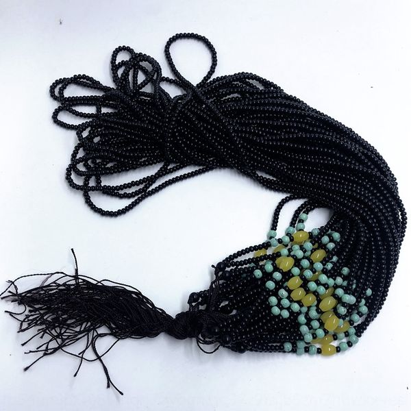 

universal pendant lanyard black agate chain jewelry rope line minority jade crafts pendant agate accessories jade accessories, Silver