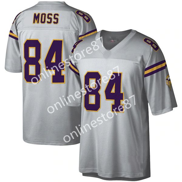 

men vintage randy moss mitchell & ness 100 retired football jerseys custom or of any name or number jersey, Black