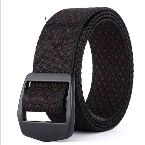 

nylon belts aluminium alloy buckle belt tactical camping hiking sports waist support, Black;gray
