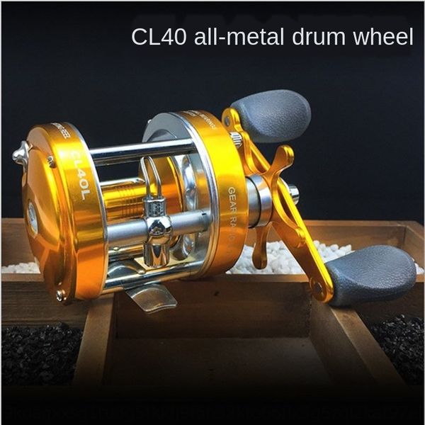 

fjyoc multicolor left and right hand all-metal stainless steel cl40 drum wheel/lei qianglun/boat wheel/luya roller line fishing line wheel f