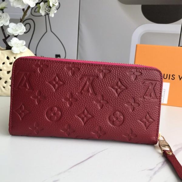 

новый кошелек прибытие womens роскошная кожа длинные бумажники trend ретро zipper карты держатель кошелек кошельки женские клатчи сумки прод