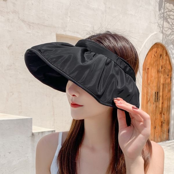 

female ins korea east gate shell foldable female sunscreen ins korea east gate shell hat sunscreen hat foldable, Blue;gray