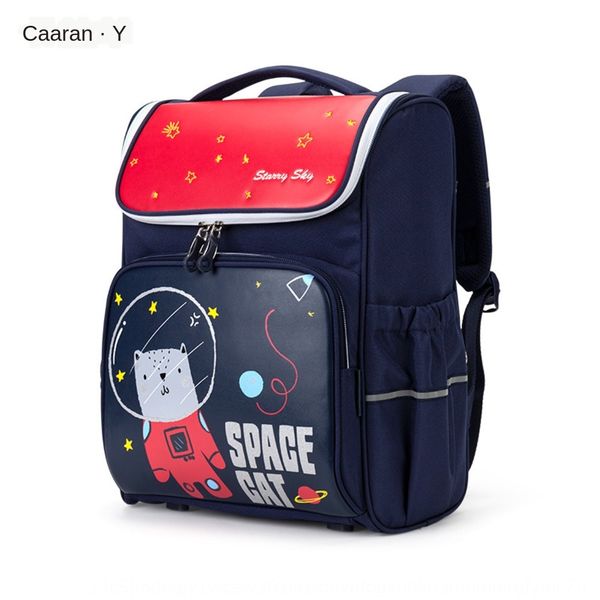 

tcbn9 karaoyang new boys' waterproof primary school schoolbag 1234 grade female children's burden reduction and spine protection s