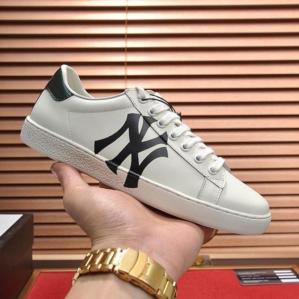 

new arrival mens ace sneaker luxury men shoes sports outdoor walking footwears lace -up low casual men shoes scarpe da uomo di lusso, Black
