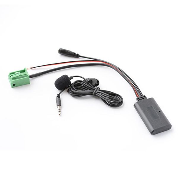 

bluetooth 5.0 car aux cable adapterwith 1.5m microphone cable hd sound quality kits for slk sl 2008