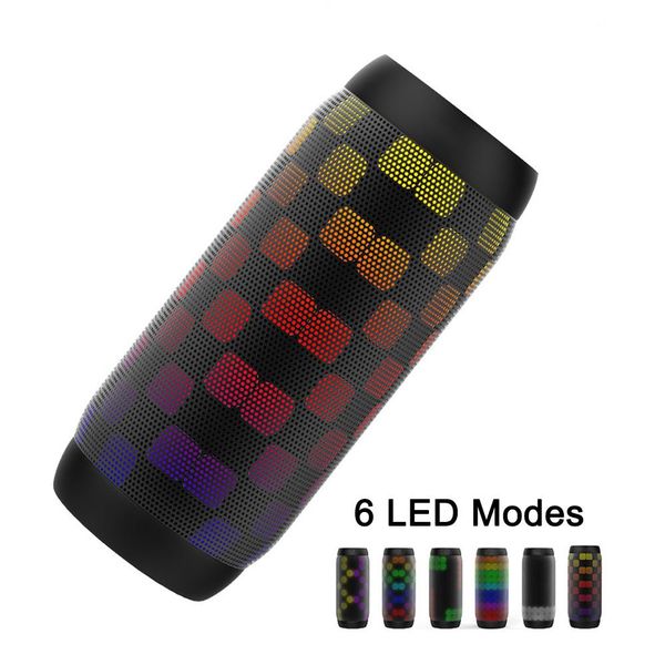

bq615pro waterproof portable speakers bluetooth column wireless nfc bluetooth speaker surround powerful boombox bass hifi tf fm led light