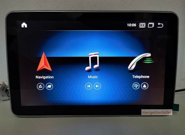 Carro DVD Player Navegação Estéreo Multimedia Radio Android 10.0 Headunit Touch Tela para Mercedes Benz SLK R172 2011-2015 Carplay