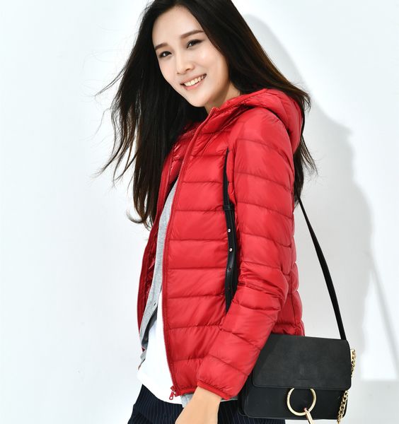 

off-season light women's short 90 velvet short multi-color women's 2019 warm jacket down jacket new white duck down warm coat burs, Black