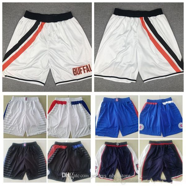 

mens stitched los angeles clippers 2020 swingman statement performance basketball shorts new stitched sweatpants just don shorts, Black;red