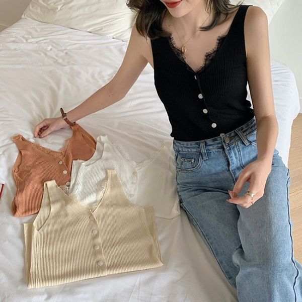 

uyzbp 2020 new female knitted sweater v-neck single-breasted fashion base coat 2020 new vest female knitwear knitwear vest knitted sweater v, Camo