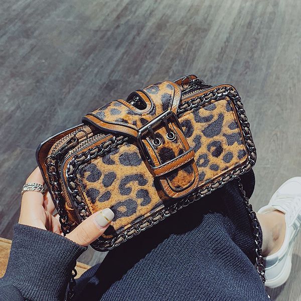 

leopard crossbody bags velour for women 2020 handbags designer ladies hand shoulder messenger bag sac a main female sling