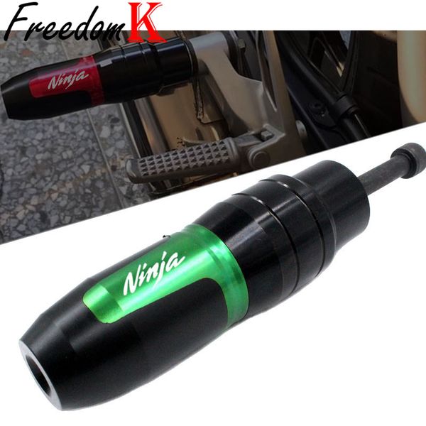 

for ninja250 ninja300 ninja 250 ninja 300 650 1000 motorcycle cnc frame crash pads exhaust sliders crash protector