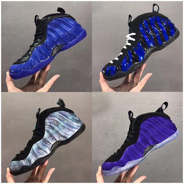 

foam one pro floral cny midnight navy gum penny hardaway mens kids basketball shoes good quality black blue man sport sneakers