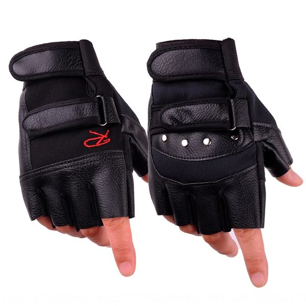 

gzx1k ivet half finger gloves men' fitness tactics outdoor sports bicycle bicycle outdoor sports cyclingfans imitation leather pu glov, Blue;gray