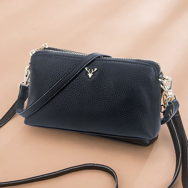 

wdbzw кожи мама леди средних лет 2020 новой мода небольших противоугонной женщины рук женщин женщины щетка коровьей сумка плечо сумка, White