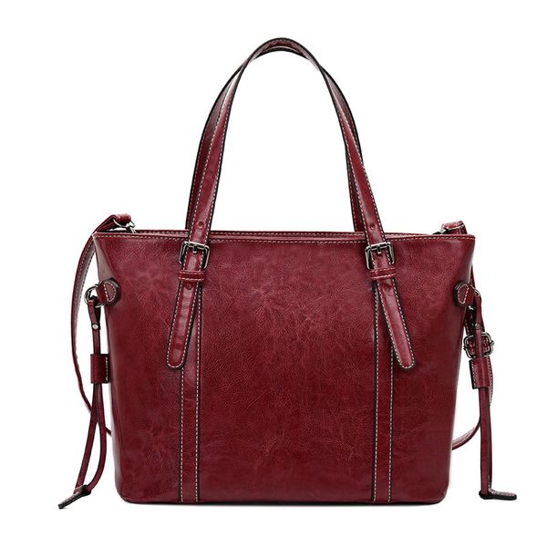 

fashion large capacity causal shoulder bags for women 2019 sheepskin leather fringe purse handbags retro tassel shopper tote bag