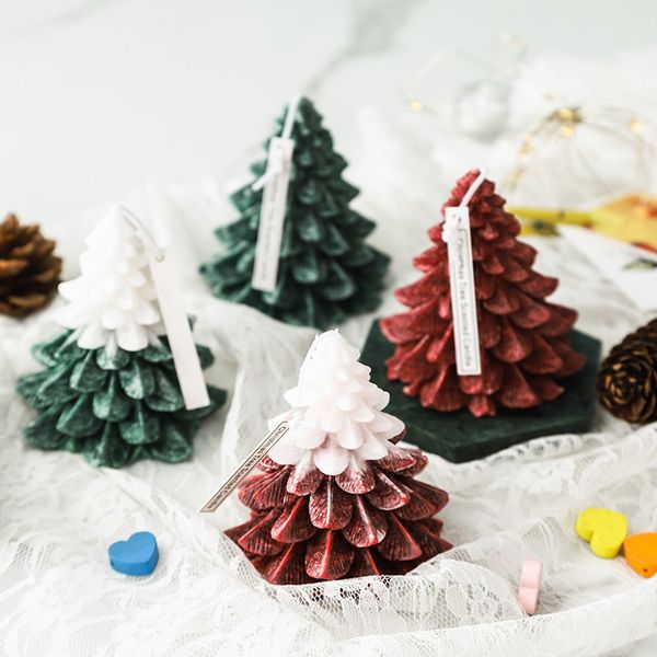 

фестиваль качества hight handmade рождественская елка ароматерапия свечи ice flower candle нейтральная craft свеча атмосфера украшения транс