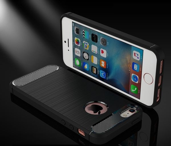 

новый углеродного волокна случай телефона чехол для iphone 11 про максимум 8 7 6 плюс x xs дышащий anti-падение защиты телефона матовый 2008