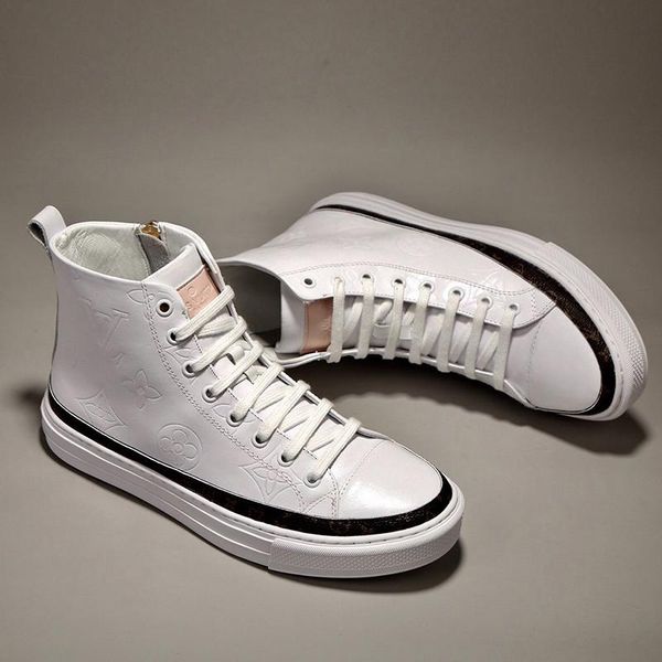 

stellar sneaker boot mens shoes fashion comfortable sneakers vintage casual lace -up sports men boots scarpe da uomo di lusso, Black