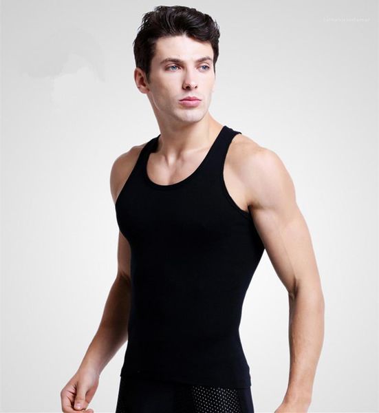 

центр running o-образным вырезом тонкий мужские desinger tshirts сплошной цвет дышащий тис лето без рукавов спорт мужские tshirts, White;black